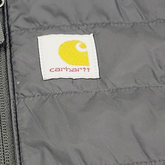 Carhartt Men's Black Gilliam Sleeveless Mock Neck Padded Puffer Vest Size XL - Picture 10 of 12